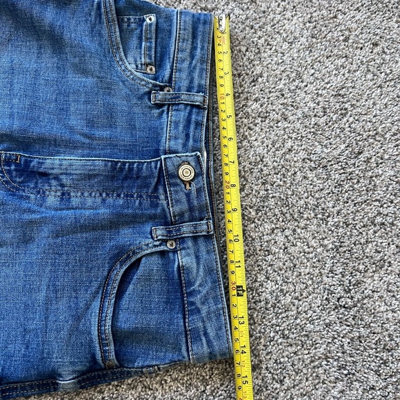 Zara Medium Wash Denim Front Zip Back Slit Maxi Shirt Front & Back Pocket Size M - Picture 5 of 10